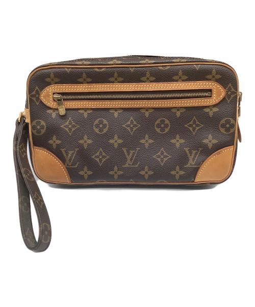 LOUIS VUITTON（ルイ ヴィトン）LOUIS VUITTON (ルイ ヴィトン) クラッチバッグ/モノグラム・マルリードラゴンヌGM ブラウンの古着・服飾アイテム