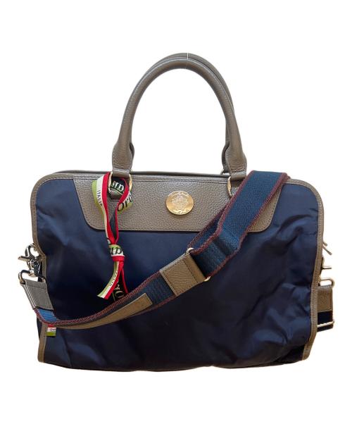 Orobianco（オロビアンコ）Orobianco (オロビアンコ) ブリーフケース ネイビー×グレーの古着・服飾アイテム