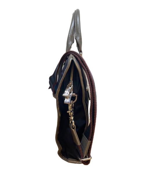 Orobianco（オロビアンコ）Orobianco (オロビアンコ) ブリーフケース ネイビー×グレーの古着・服飾アイテム