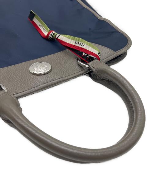 Orobianco（オロビアンコ）Orobianco (オロビアンコ) ブリーフケース ネイビー×グレーの古着・服飾アイテム