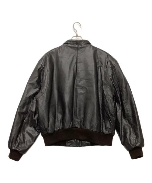 MEMBERS ONLY（メンバーズオンリー）MEMBERS ONLY (メンバーズオンリー) レザージャケット ブラウン サイズ:46の古着・服飾アイテム