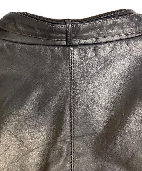 MEMBERS ONLY（メンバーズオンリー）MEMBERS ONLY (メンバーズオンリー) レザージャケット ブラウン サイズ:46の古着・服飾アイテム