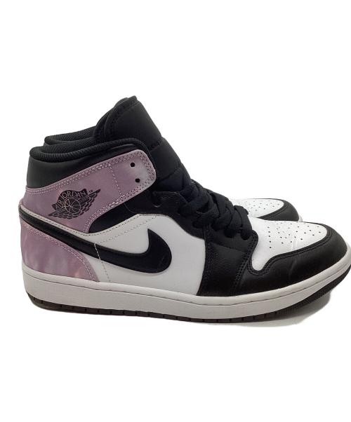 NIKE（ナイキ）NIKE (ナイキ) ミッドカットスニーカー/AIR JORDAN 1 MID SE パープル×ブラック サイズ:28.5ｃｍの古着・服飾アイテム
