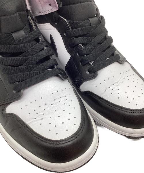 NIKE（ナイキ）NIKE (ナイキ) ミッドカットスニーカー/AIR JORDAN 1 MID SE パープル×ブラック サイズ:28.5ｃｍの古着・服飾アイテム