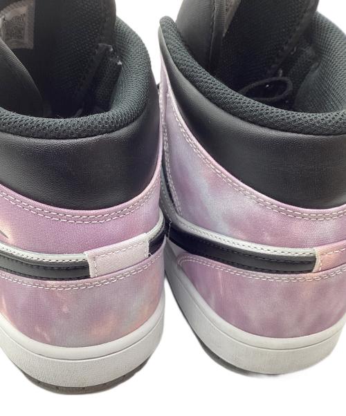 NIKE（ナイキ）NIKE (ナイキ) ミッドカットスニーカー/AIR JORDAN 1 MID SE パープル×ブラック サイズ:28.5ｃｍの古着・服飾アイテム
