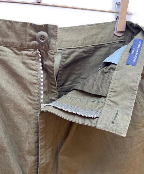 COMME des GARCONS HOMME（コムデギャルソン オム）COMME des GARCONS HOMME (コムデギャルソン オム) 切替タックパンツ カーキ サイズ:XSの古着・服飾アイテム
