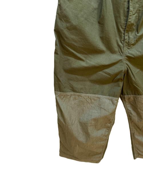 COMME des GARCONS HOMME（コムデギャルソン オム）COMME des GARCONS HOMME (コムデギャルソン オム) 切替タックパンツ カーキ サイズ:XSの古着・服飾アイテム