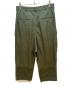 COMME des GARCONS HOMME (コムデギャルソン オム) 切替タックパンツ カーキ サイズ:XS：15000円