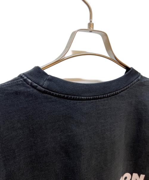 HERON PRESTON（ヘロンプレストン）HERON PRESTON (ヘロンプレストン) Cat (キャット) ワッペンTシャツ ブラック×ホワイト サイズ:Sの古着・服飾アイテム