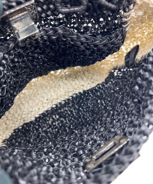 ANTEPRIMA（アンテプリマ）ANTEPRIMA (アンテプリマ) 2WAYチェーンショルダーバッグ ブラック×アイボリーの古着・服飾アイテム