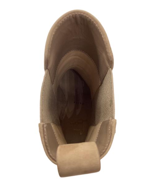 Christian Louboutin（クリスチャン・ルブタン）Christian Louboutin (クリスチャン・ルブタン) ヒールブーツ/CHELSEA Booty ライトブラウン サイズ:36 1/2の古着・服飾アイテム