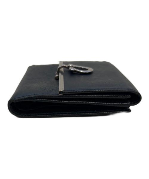 Salvatore Ferragamo（サルヴァトーレ フェラガモ）Salvatore Ferragamo (サルヴァトーレ フェラガモ) 3つ折り財布/ガンチーニ ブラックの古着・服飾アイテム