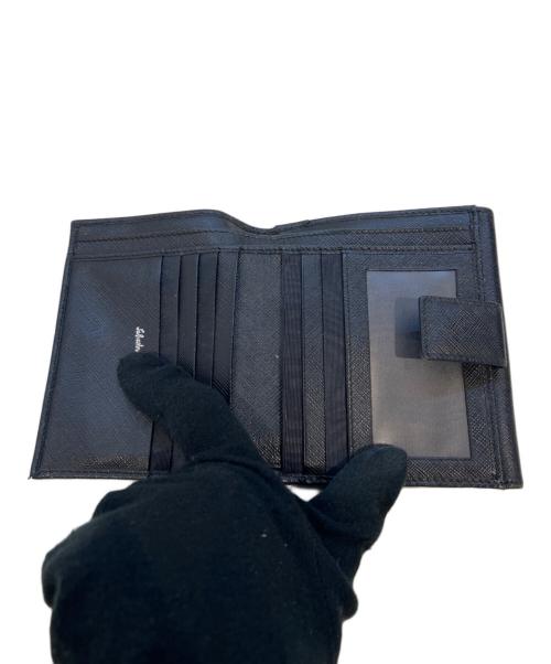 Salvatore Ferragamo（サルヴァトーレ フェラガモ）Salvatore Ferragamo (サルヴァトーレ フェラガモ) 3つ折り財布/ガンチーニ ブラックの古着・服飾アイテム