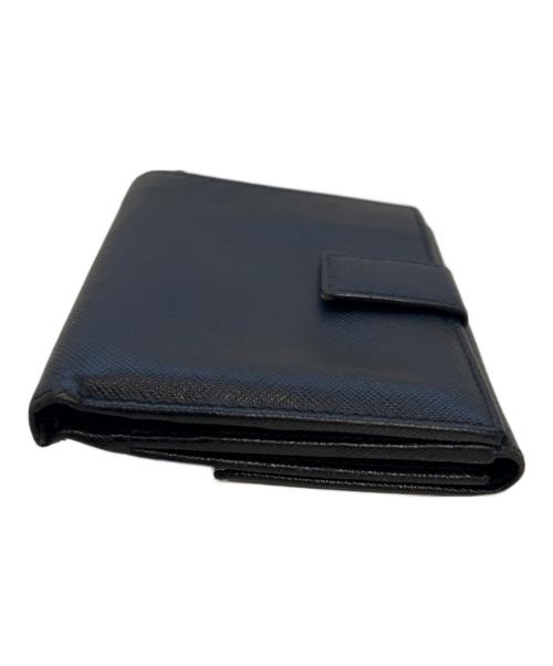 Salvatore Ferragamo（サルヴァトーレ フェラガモ）Salvatore Ferragamo (サルヴァトーレ フェラガモ) 3つ折り財布/ガンチーニ ブラックの古着・服飾アイテム