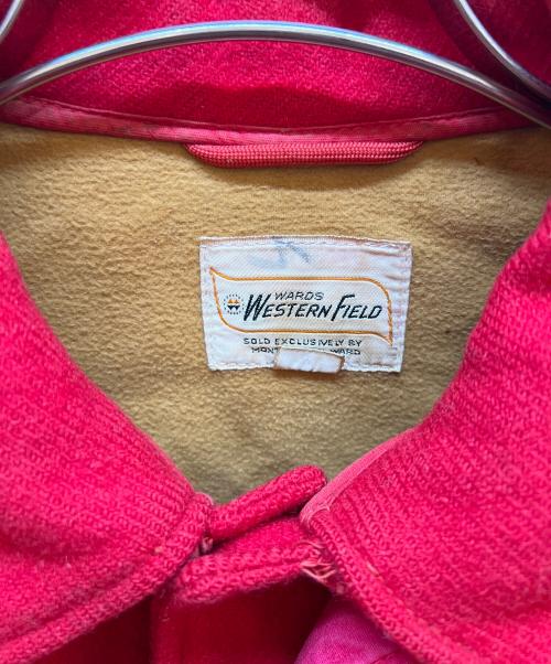 WESTERN FIELD（ウエスタンフィールド）WESTERN FIELD (ウエスタンフィールド) ハンティングジャケット レッド サイズ:Lの古着・服飾アイテム