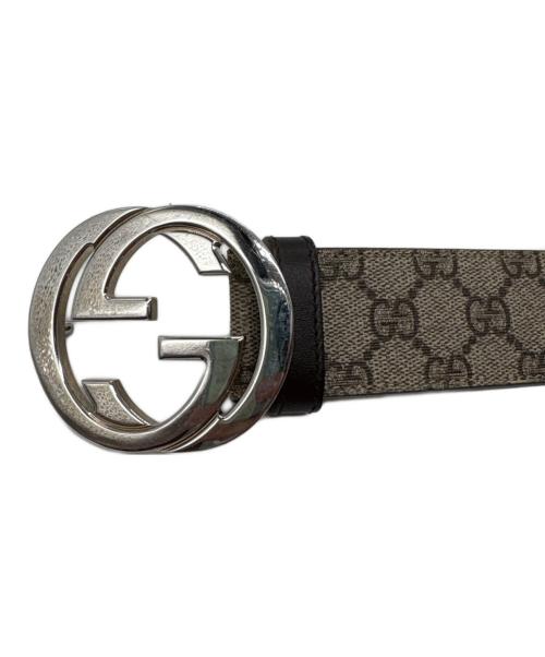 GUCCI（グッチ）GUCCI (グッチ) ベルト・GUCCI・GGスプリーム ライトグレーの古着・服飾アイテム