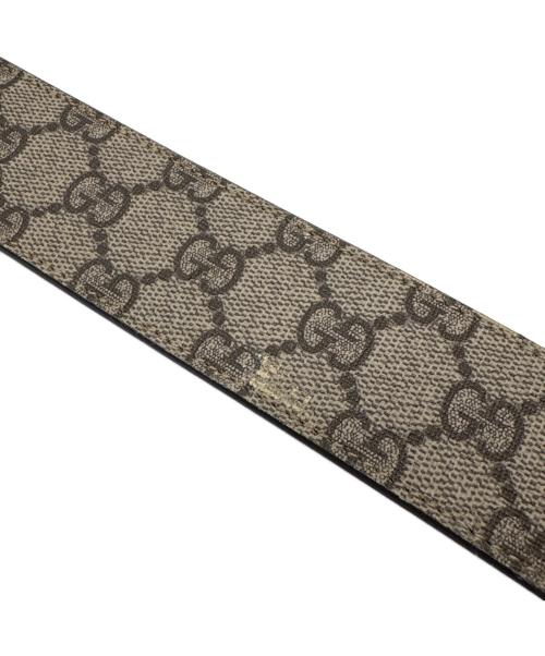GUCCI（グッチ）GUCCI (グッチ) ベルト・GUCCI・GGスプリーム ライトグレーの古着・服飾アイテム