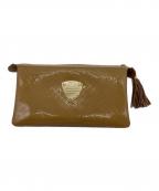 ATAOアタオ）の古着「ショルダーウォレット」｜ゴールド