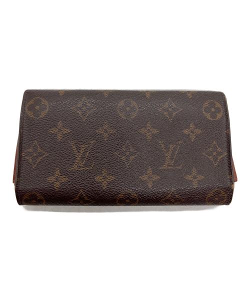 LOUIS VUITTON（ルイ ヴィトン）LOUIS VUITTON (ルイ ヴィトン) 長財布・モノグラム・ポシェット・ポルトモネ クレディ ブラウンの古着・服飾アイテム