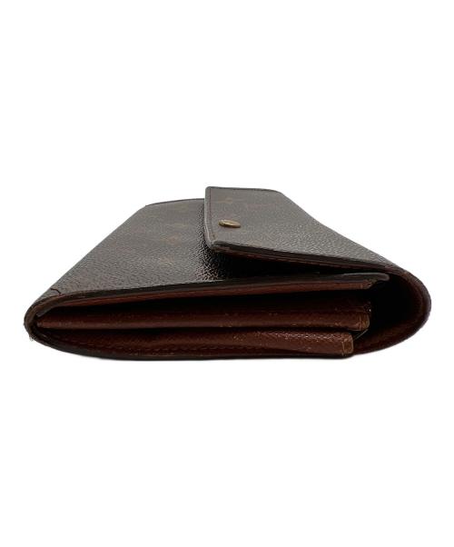 LOUIS VUITTON（ルイ ヴィトン）LOUIS VUITTON (ルイ ヴィトン) 長財布・モノグラム・ポシェット・ポルトモネ クレディ ブラウンの古着・服飾アイテム