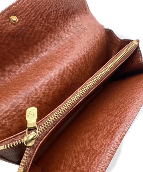 LOUIS VUITTON（ルイ ヴィトン）LOUIS VUITTON (ルイ ヴィトン) 長財布・モノグラム・ポシェット・ポルトモネ クレディ ブラウンの古着・服飾アイテム