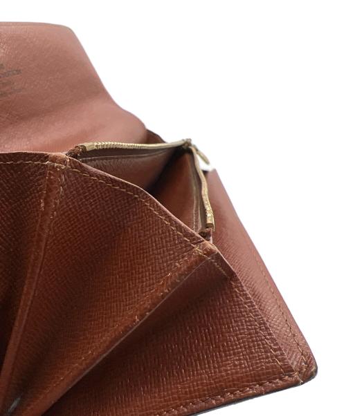LOUIS VUITTON（ルイ ヴィトン）LOUIS VUITTON (ルイ ヴィトン) 長財布・モノグラム・ポシェット・ポルトモネ クレディ ブラウンの古着・服飾アイテム