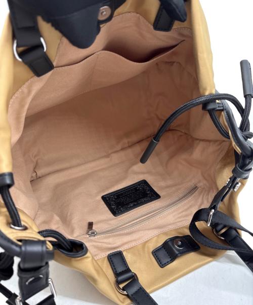 HUNTING WORLD（ハンティングワールド）HUNTING WORLD (ハンティングワールド) 2WAYショルダーバッグ ベージュの古着・服飾アイテム