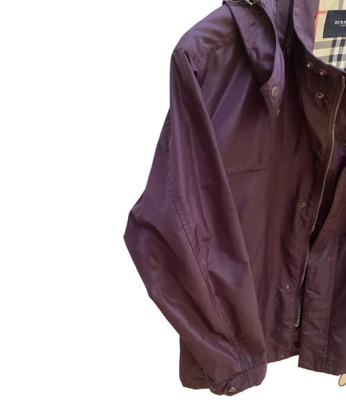 BURBERRY LONDON（バーバリーロンドン）BURBERRY LONDON (バーバリーロンドン) ナイロンパーカー パープル サイズ:Ｌの古着・服飾アイテム