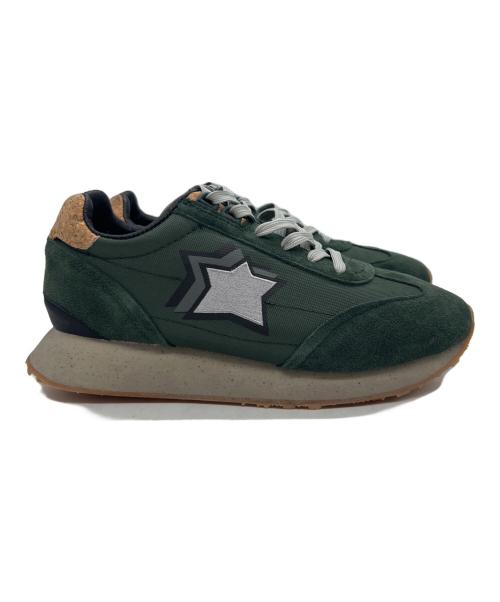 atlantic stars（アトランティックスターズ）atlantic stars (アトランティックスターズ) Atlantic STARS　スニーカー グリーン サイズ:26cmの古着・服飾アイテム