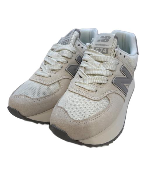 NEW BALANCE（ニューバランス）NEW BALANCE (ニューバランス) NEW BALANCE　WL574ZJP ホワイト×グレー サイズ:23の古着・服飾アイテム