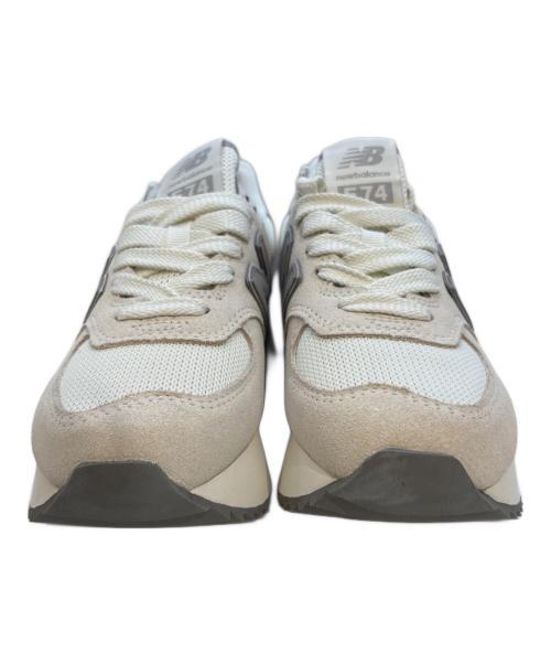 NEW BALANCE（ニューバランス）NEW BALANCE (ニューバランス) NEW BALANCE　WL574ZJP ホワイト×グレー サイズ:23の古着・服飾アイテム