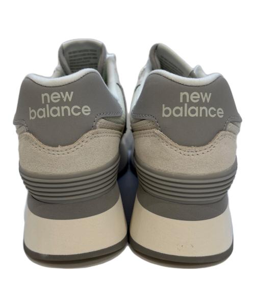 NEW BALANCE（ニューバランス）NEW BALANCE (ニューバランス) NEW BALANCE　WL574ZJP ホワイト×グレー サイズ:23の古着・服飾アイテム