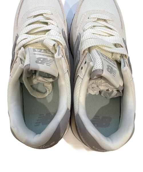 NEW BALANCE（ニューバランス）NEW BALANCE (ニューバランス) NEW BALANCE　WL574ZJP ホワイト×グレー サイズ:23の古着・服飾アイテム
