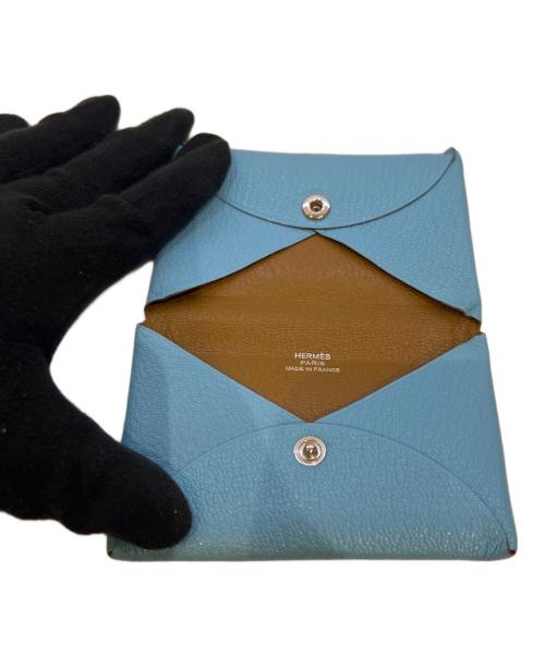 HERMES（エルメス）HERMES (エルメス) カードケース ブルーの古着・服飾アイテム