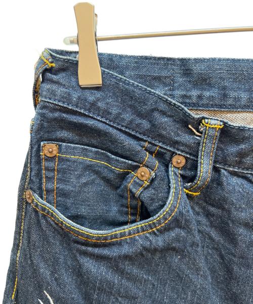 EVISU（エヴィス）EVISU (エヴィス) 龍虎刺繍デニムパンツ インディゴ サイズ:W34L34の古着・服飾アイテム