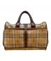 Burberry's（バーバリーズ）の古着「ボストンバッグ」｜ブラウン×ベージュ