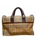 Burberry's (バーバリーズ) ボストンバッグ ブラウン×ベージュ：10000円