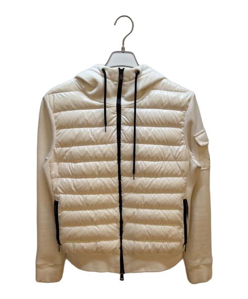 MONCLER（モンクレール）MONCLER (モンクレール) ダウンジャケット/MAGLIA CARDIGAN ホワイト サイズ:Lの古着・服飾アイテム