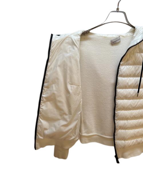 MONCLER（モンクレール）MONCLER (モンクレール) ダウンジャケット/MAGLIA CARDIGAN ホワイト サイズ:Lの古着・服飾アイテム