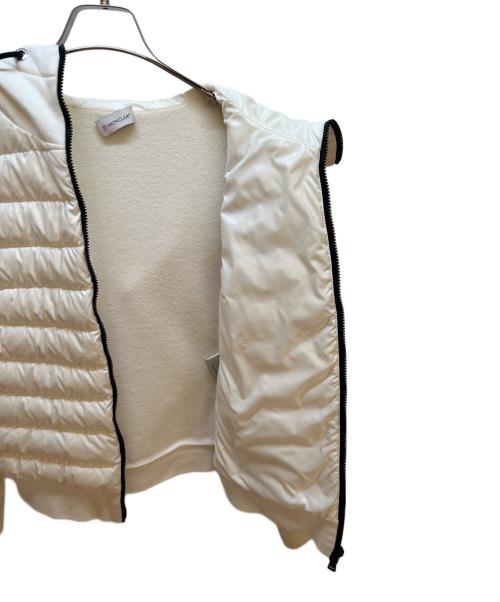 MONCLER（モンクレール）MONCLER (モンクレール) ダウンジャケット/MAGLIA CARDIGAN ホワイト サイズ:Lの古着・服飾アイテム