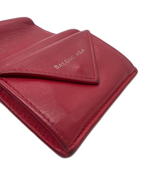 BALENCIAGA（バレンシアガ）BALENCIAGA (バレンシアガ) コンパクトウォレット/ペーパー レッドの古着・服飾アイテム