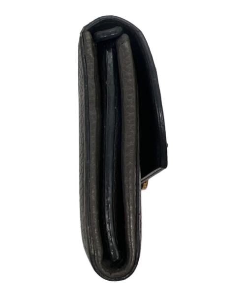 Salvatore Ferragamo（サルヴァトーレ フェラガモ）Salvatore Ferragamo (サルヴァトーレ フェラガモ) 長財布/ガンチーニ グレーの古着・服飾アイテム