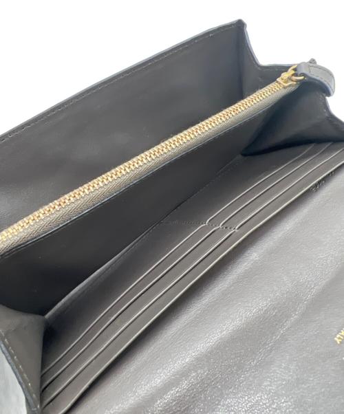 Salvatore Ferragamo（サルヴァトーレ フェラガモ）Salvatore Ferragamo (サルヴァトーレ フェラガモ) 長財布/ガンチーニ グレーの古着・服飾アイテム