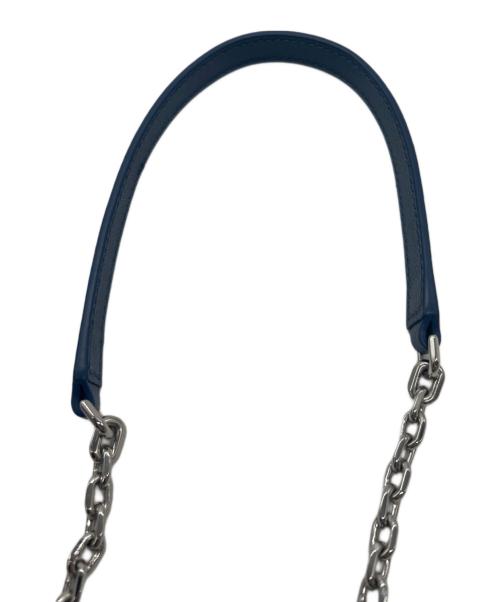 MARC JACOBS（マークジェイコブス）MARC JACOBS (マークジェイコブス) チェーンショルダーバッグ ブルーの古着・服飾アイテム