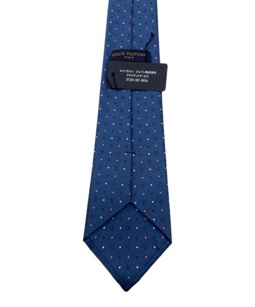 LOUIS VUITTON（ルイ ヴィトン）LOUIS VUITTON (ルイ ヴィトン) シルクネクタイ/モノグラム ブルー サイズ:不明の古着・服飾アイテム