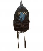 OFFWHITEオフホワイト）の古着「リュック」｜ブラック×ブルー