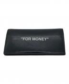 OFFWHITEオフホワイト）の古着「長財布」｜ブラック