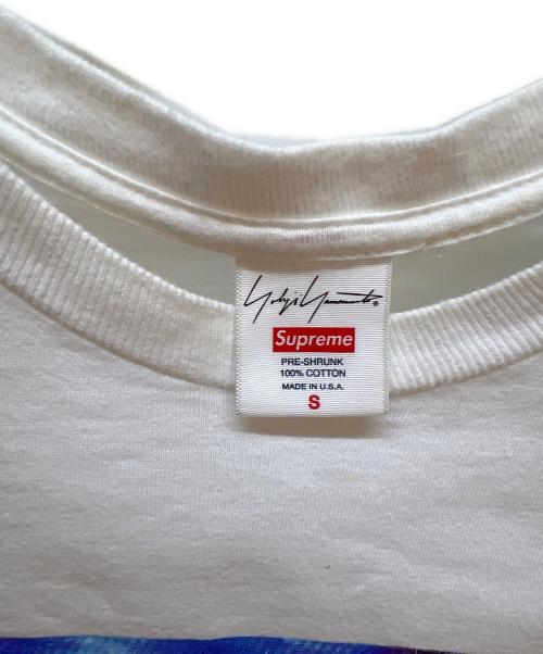 SUPREME（シュプリーム）SUPREME (シュプリーム) YOHJI YAMAMOTO (ヨウジヤマモト) プリントTシャツ ホワイト サイズ:Sの古着・服飾アイテム