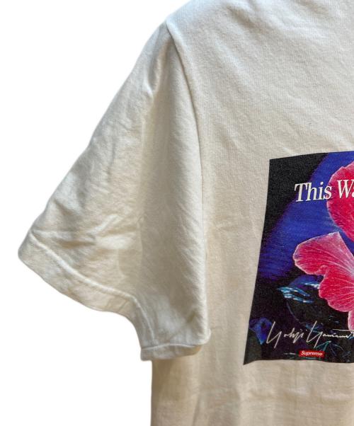 SUPREME（シュプリーム）SUPREME (シュプリーム) YOHJI YAMAMOTO (ヨウジヤマモト) プリントTシャツ ホワイト サイズ:Sの古着・服飾アイテム