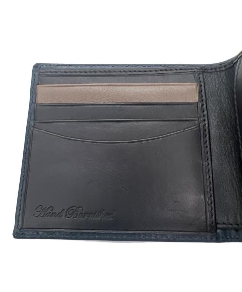 PAUL SMITH（ポールスミス）PAUL SMITH (ポールスミス) 2つ折り財布 ネイビー×ブラックの古着・服飾アイテム